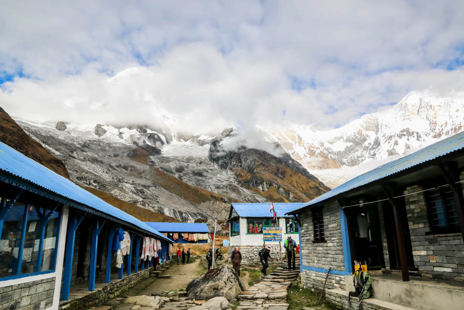 Nepal Annapurna Base Camp panorama 2