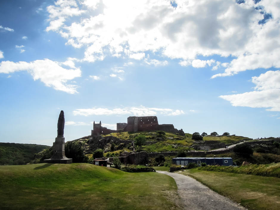 Bornholm zamek Hammershus Żyć z pasją