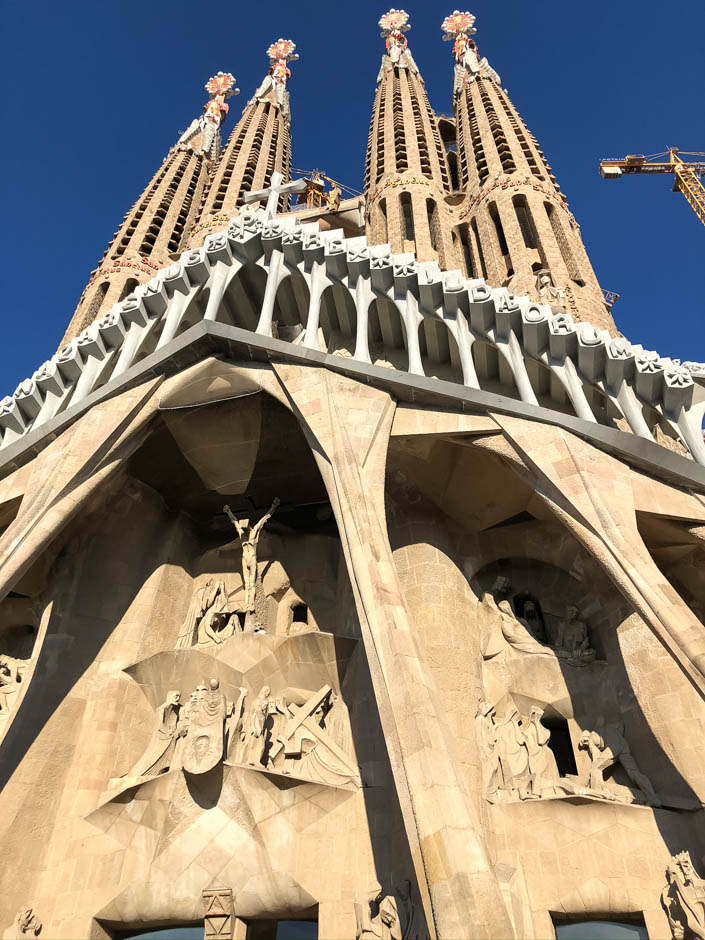 Sagrada Familia Passion facade Żyć z pasją